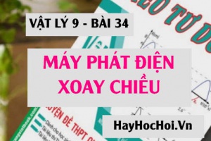 Máy phát điện xoay chiều, Cấu tạo và hoạt động - Vật lý 9 bài 34